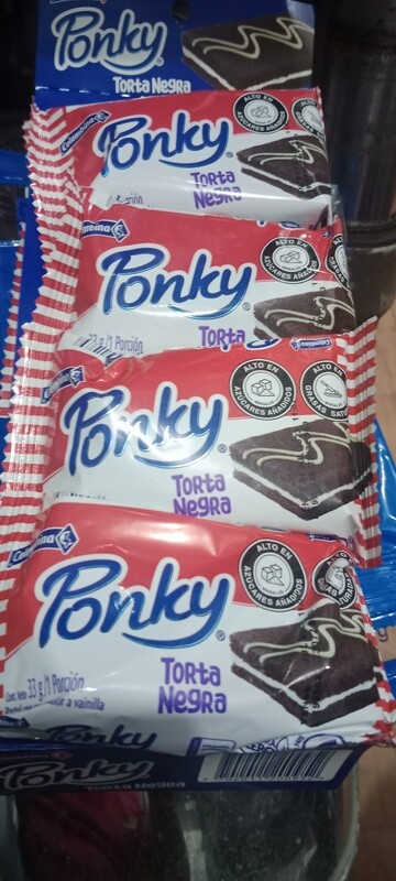 Ponky torta negra * 8