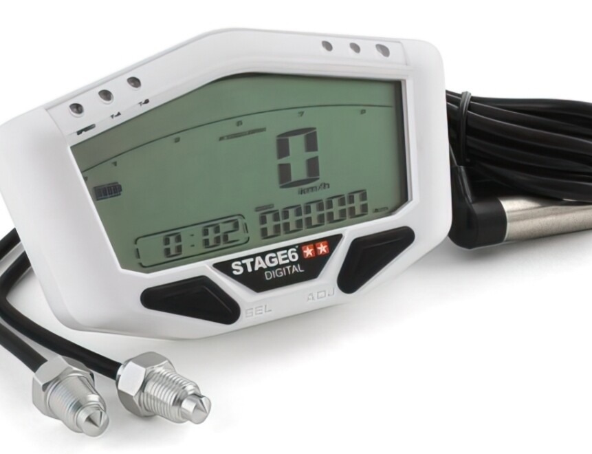  Speedometer multifunction digital Stage6 R/T MK2 white