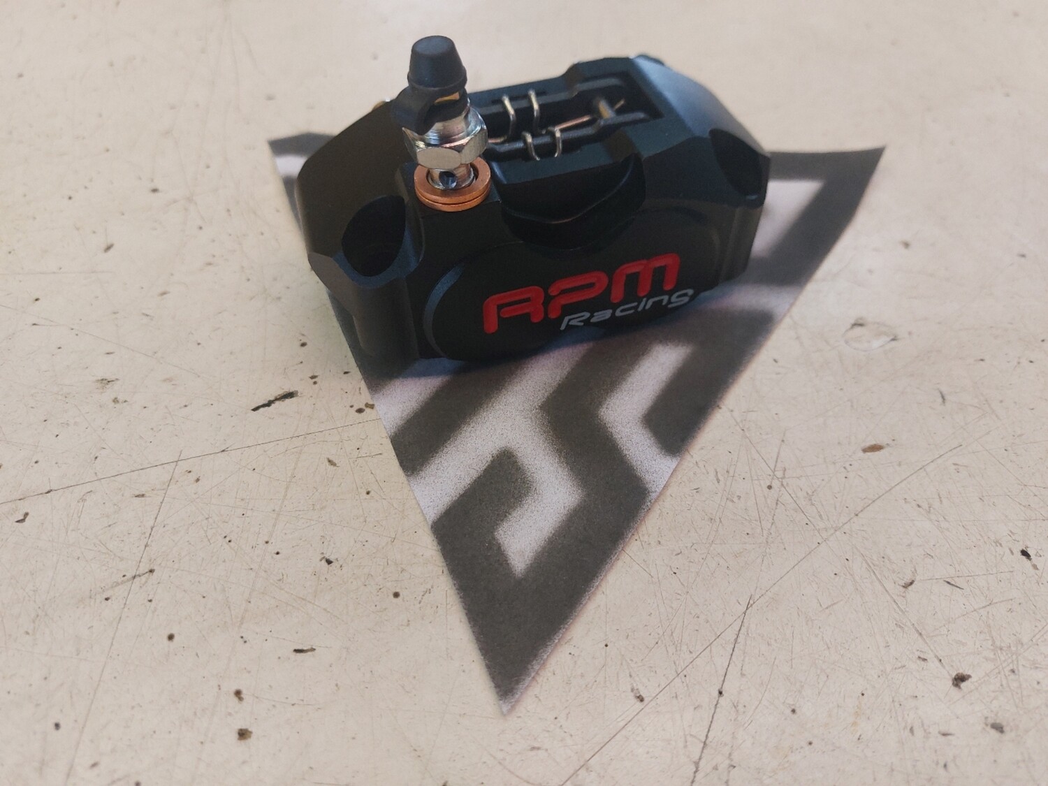 caliper 4 piston RPM noir