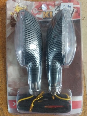 clignotant led carbonne