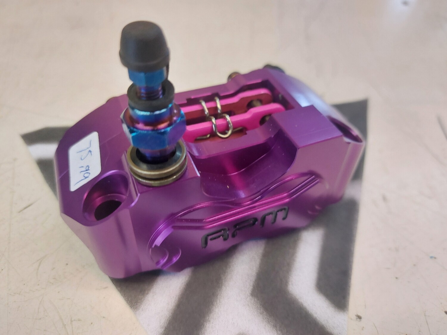 caliper 4 piston RPM mauve