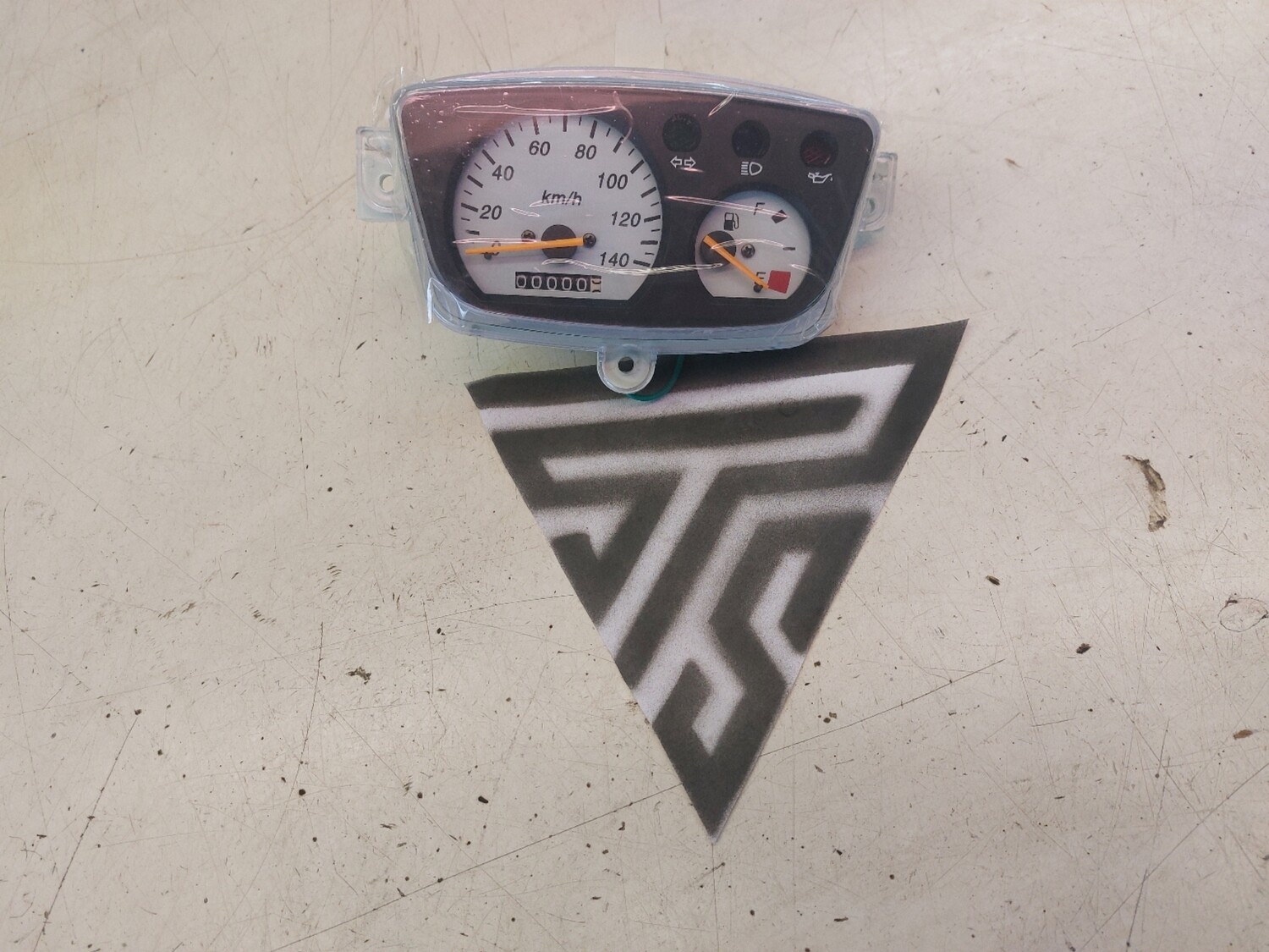 compteur de vitesse 0-140kmh yamaha bws