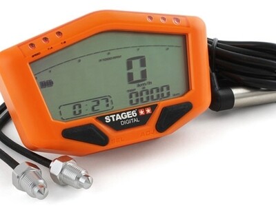 Speedometer multifunction digital Stage6 R/T orange 