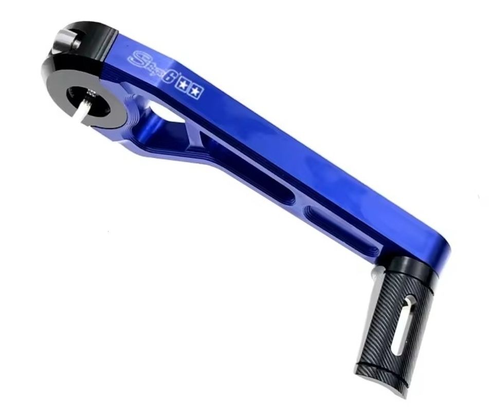 KICKSTART LEVER  CNC S6 BLEU