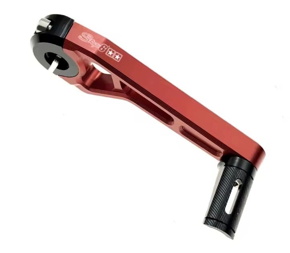 KICKSTART LEVER  CNC S6 RED