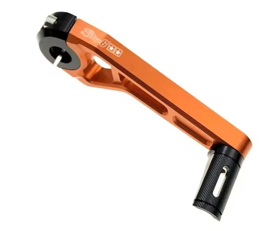 KICKSTART LEVER  CNC S6 ORANGE