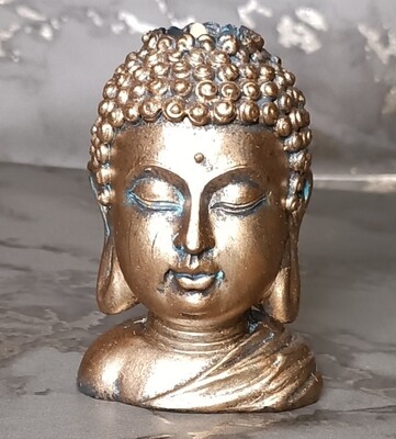 Bronze Buddha Head Backflow Cone Burner