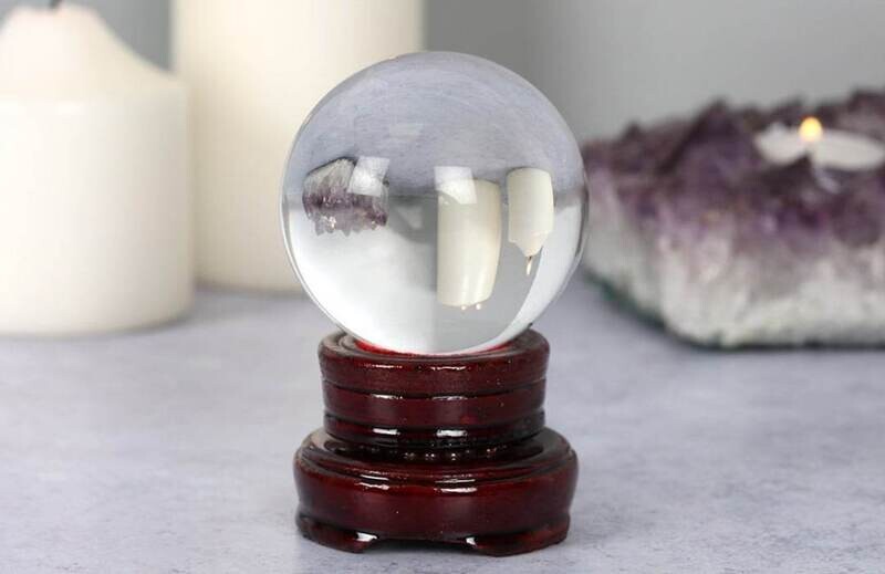 6cm Crystal Ball With Base