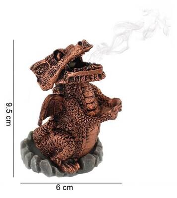 Red Dragon Incense Cone Holder