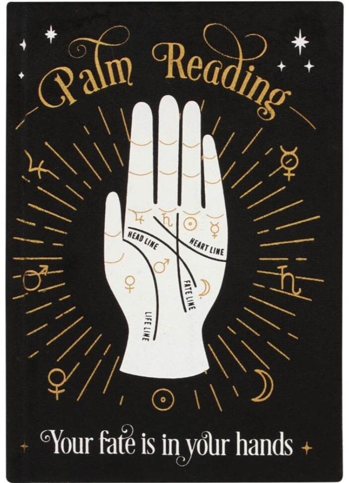Palm Reading Velvet A5 Notebook