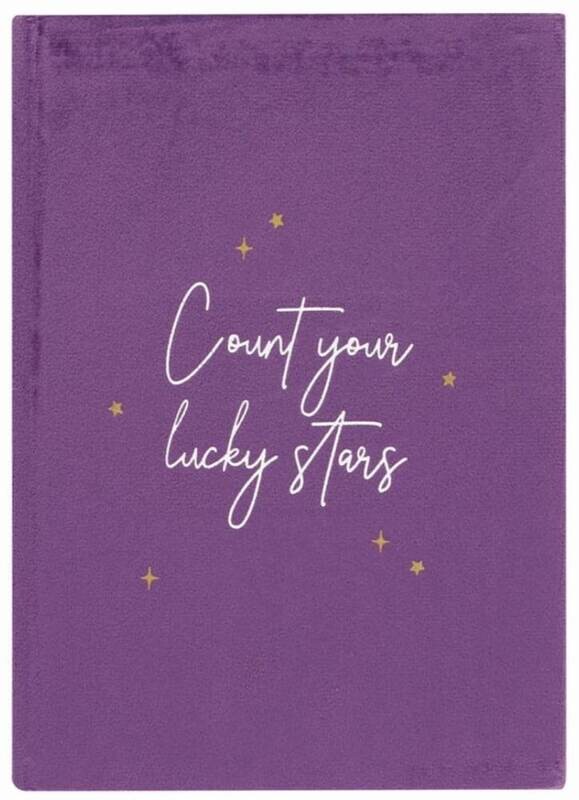 Star Sign Constellation Velvet Notebook
