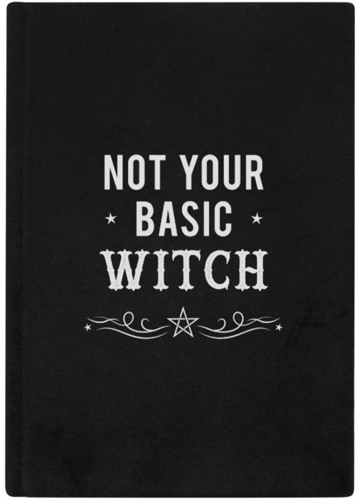 Not Your Basic Witch Velvet A5 Notebook