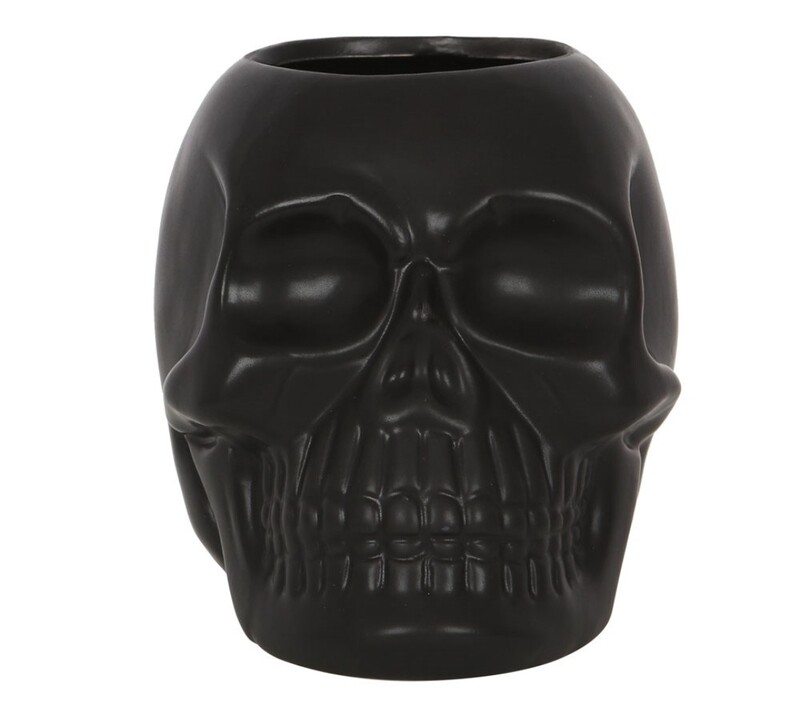 Black Skull Toothbrush Holder
