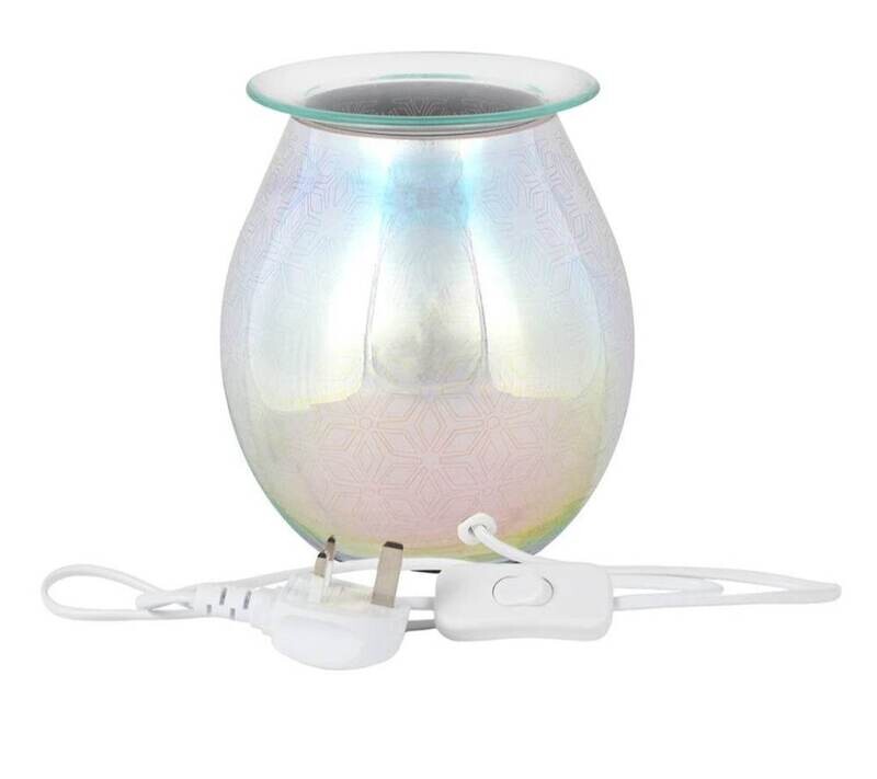 3D Geometric Flower Light Up Electric Oil Burner