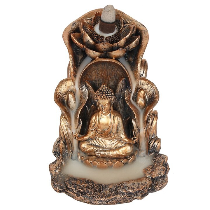 Buddha and Lotus Flower Backflow
