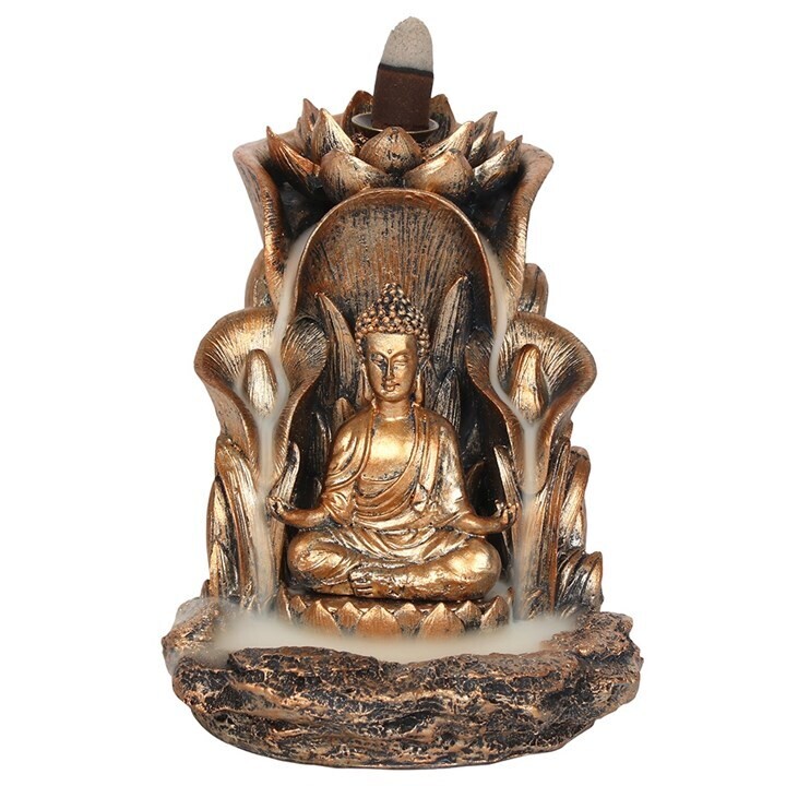 Buddha and Lotus Flower Backflow