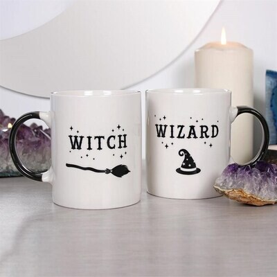 Witch and Wizard Couples Mug Set