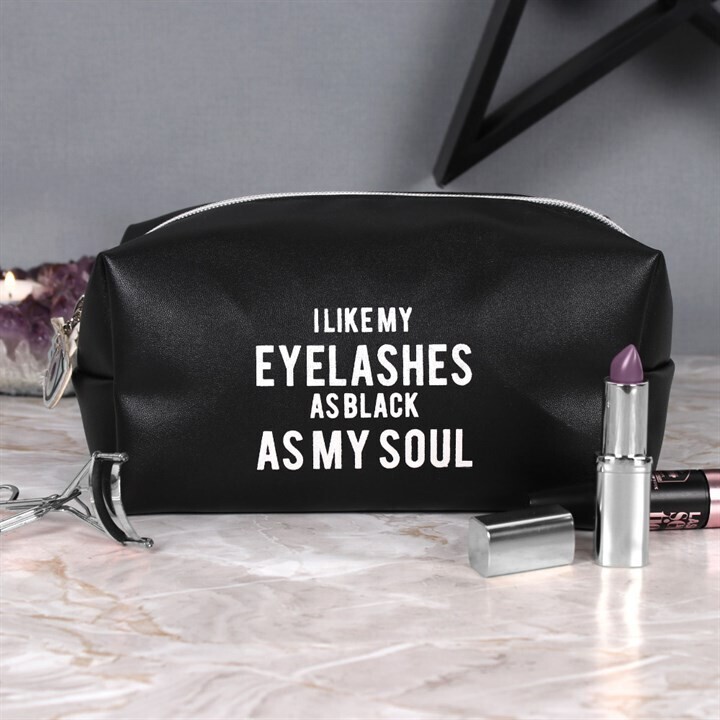 'As black as my soul' Make-Up Bag