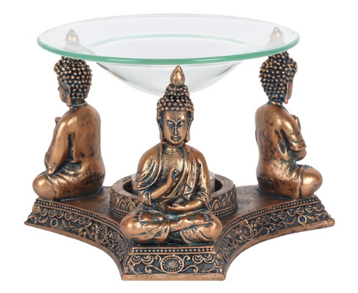 Bronze Buddha Oil Burner