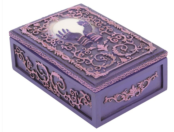 Mystical Crystal Ball Resin Storage Box