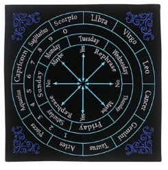 Astrology Velvet Pendulm Mat