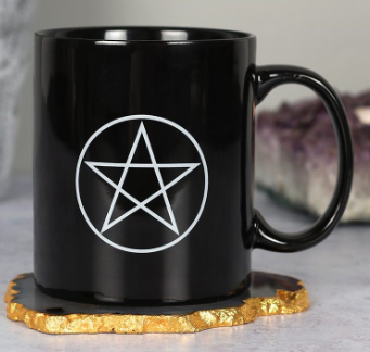 Pentagram Black Mug