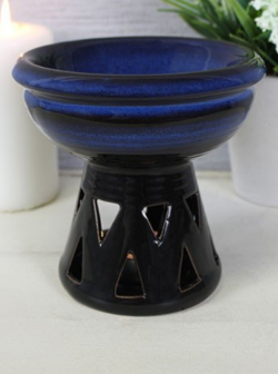 Deep Bowl Blue Oil Burner