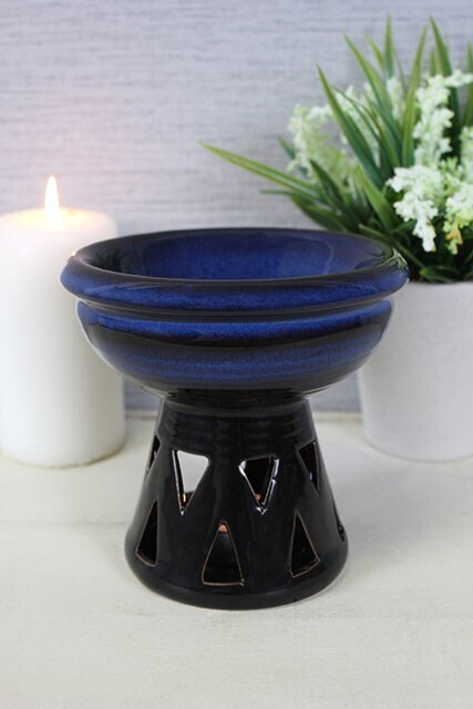 Deep Bowl Blue Oil Burner