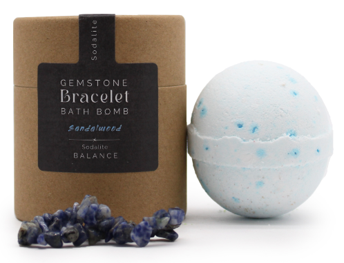 Sodalite Gem Bracelet Bath Bomb