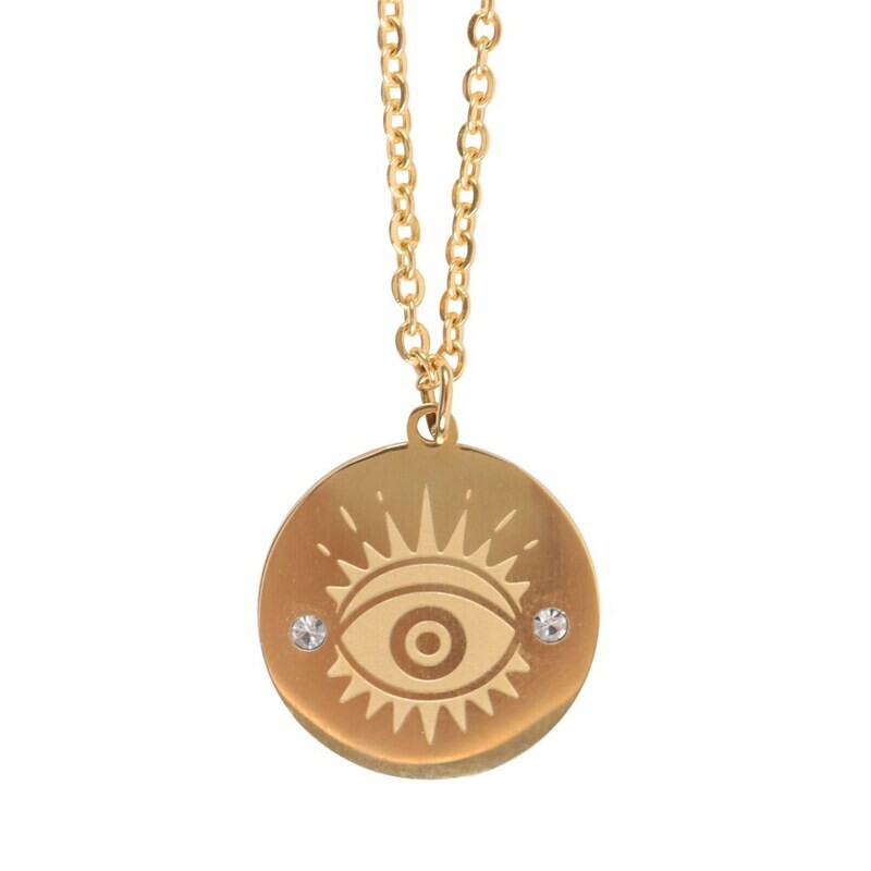 All Seeing Eye Necklace &amp; Dish Gift Set