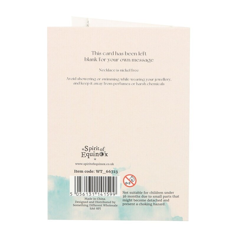 Opalite Star Necklace Card