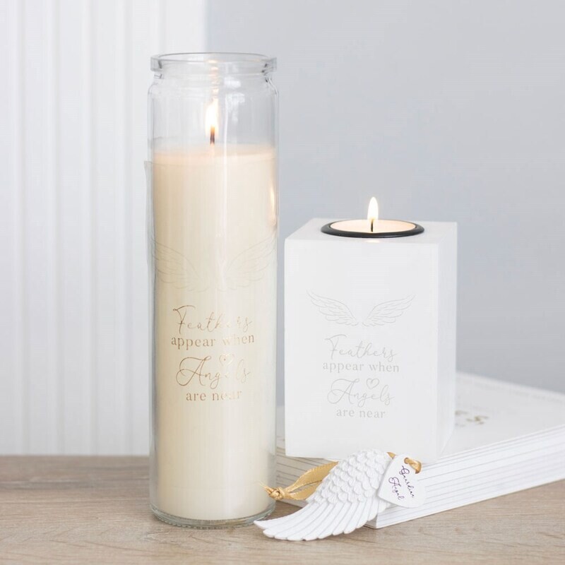 Feathers Appear Vanilla Tube Candle