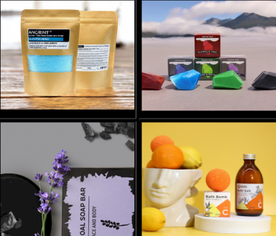Bath Salts, Soaps &amp; Bath Bombs