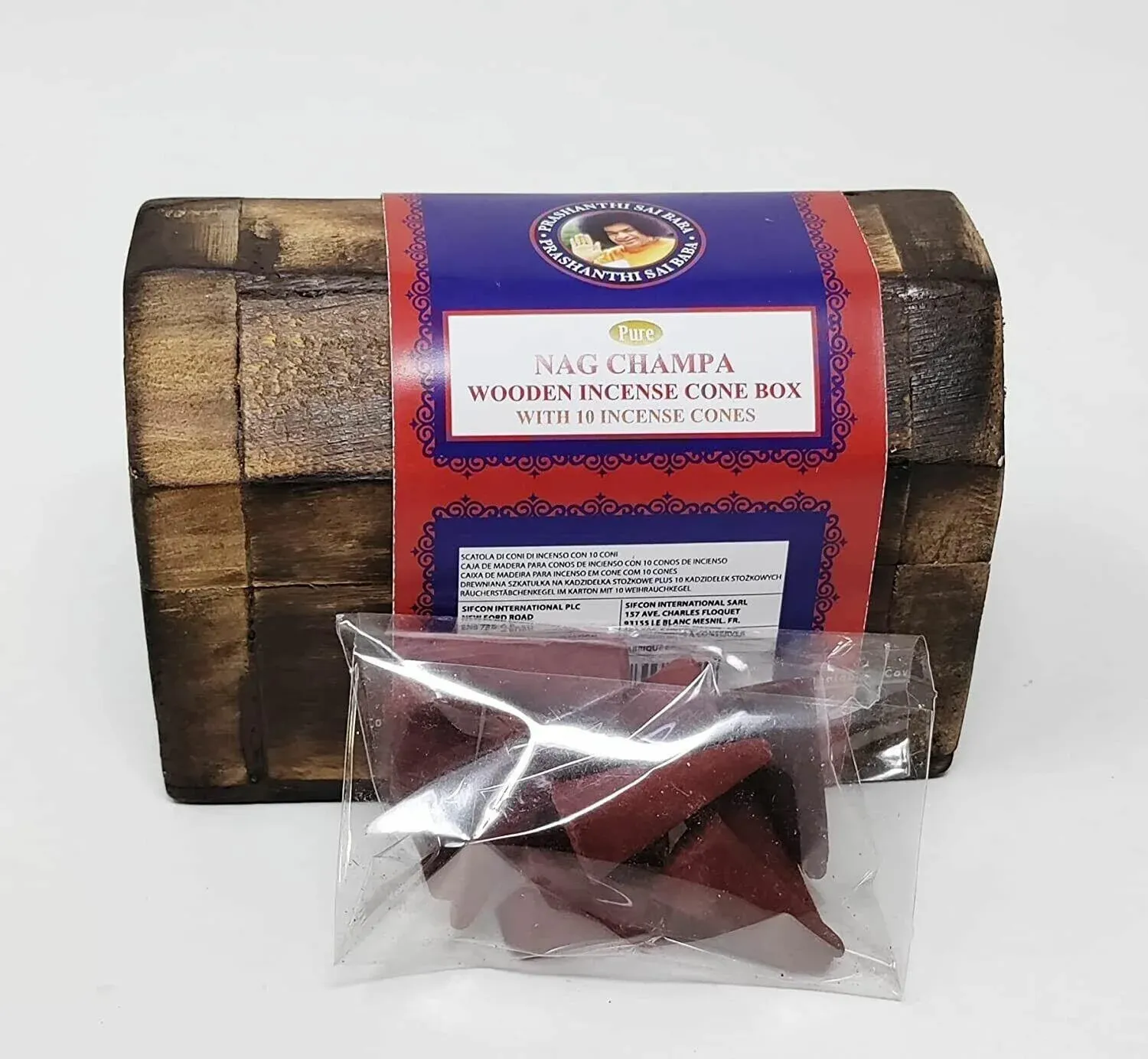 Nag Champa Incense Cone Box