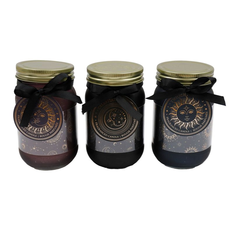12cm Sun and Moon Candle Jar
