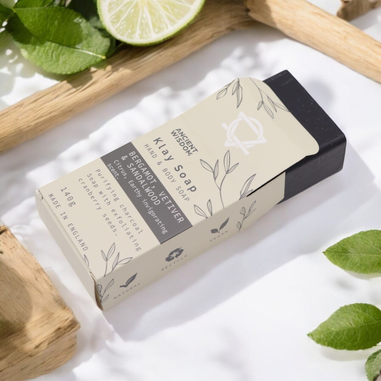 Klay Soap - Bergamot &amp; Sandalwood