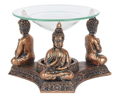 Bronze Buddha Oil Burner
