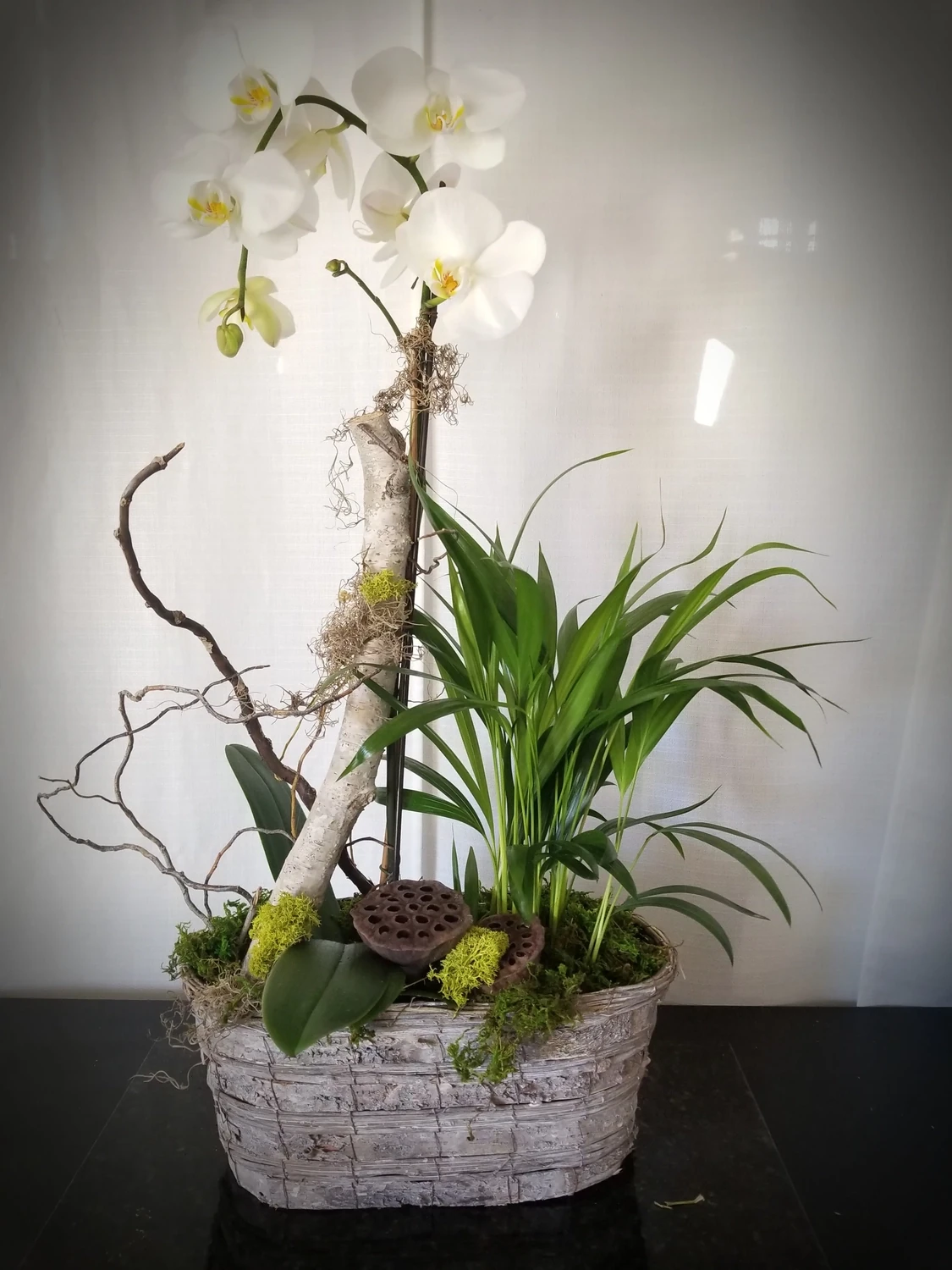 Designer’s Choice Orchid Basket