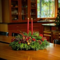 SILK 2 candle Christmas centerpiece Make-N-Take 11/30/2025