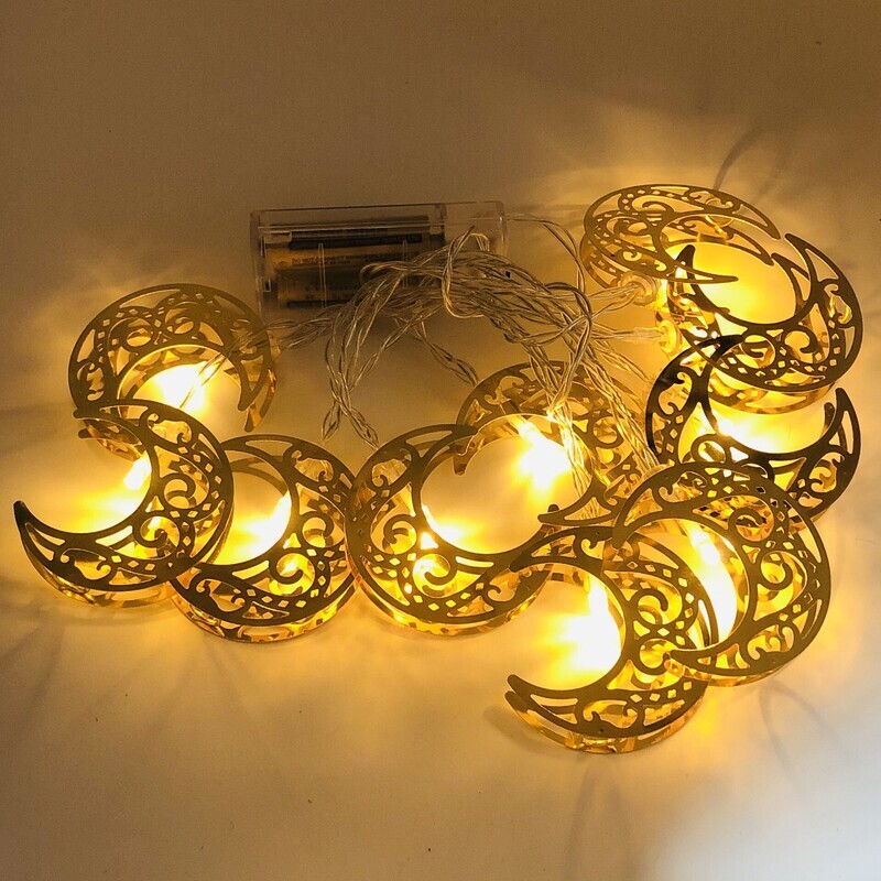 Ramadan Decorative Robe Light Crescent Design