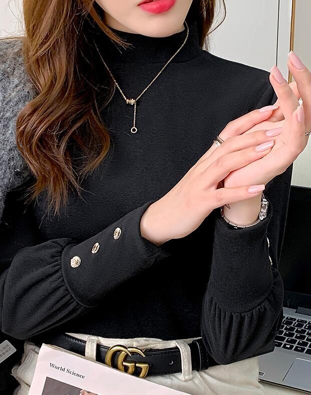 Elegant Women Blouse, Size: S - M, Color: Black