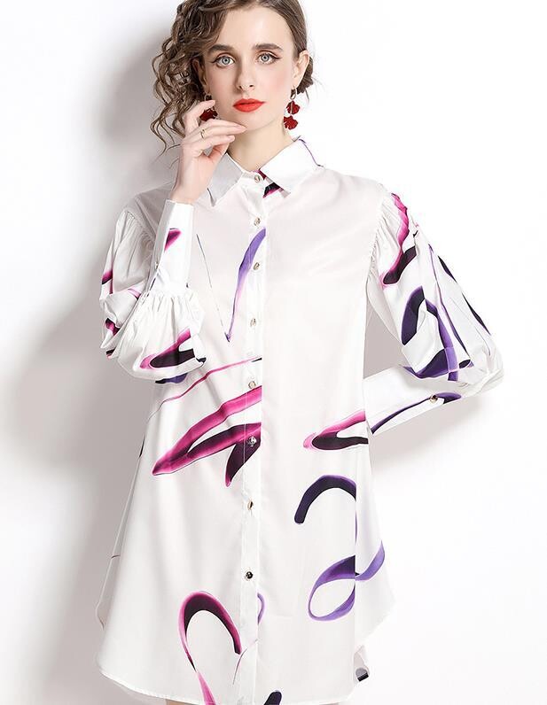 Women Shirt Dress Modern Design, Size: S - M