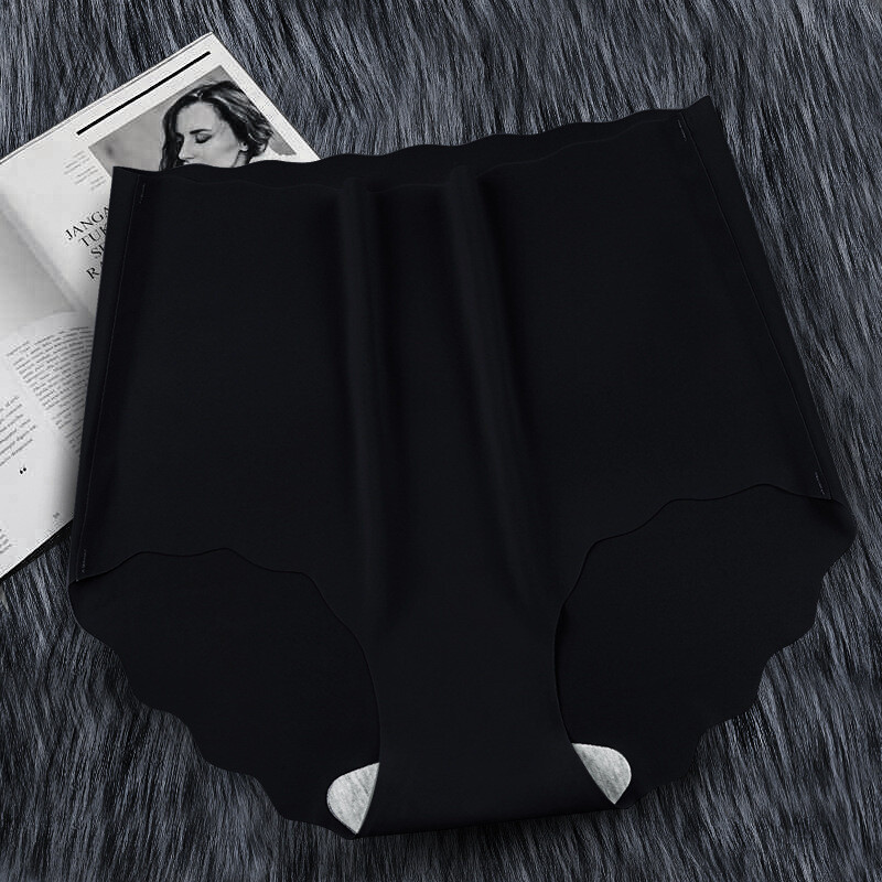 ​Invisible Seamless Women Panties, Size: M, Color: Black
