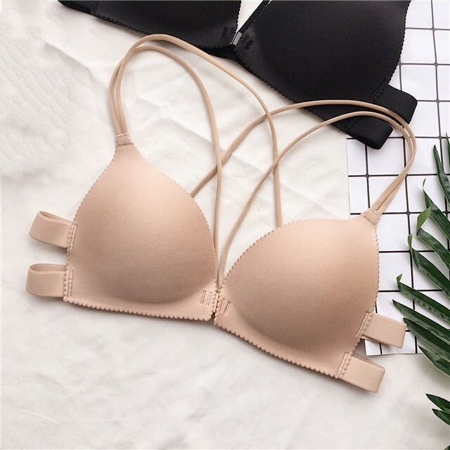 Seamless Bra From Closure, Size: Free Size, Color: Beige