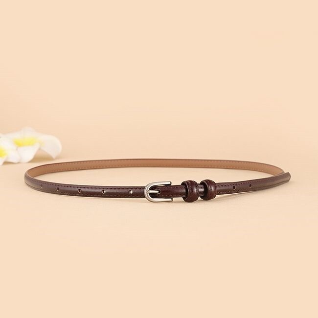 Women Leather Belt, Size: 100 Cm, Color: Brown