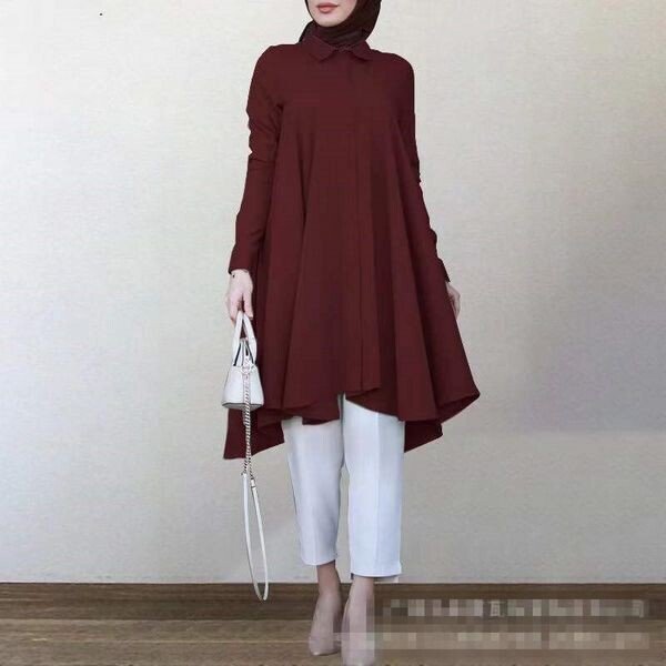 Midi Shirt Dress Long Sleeve