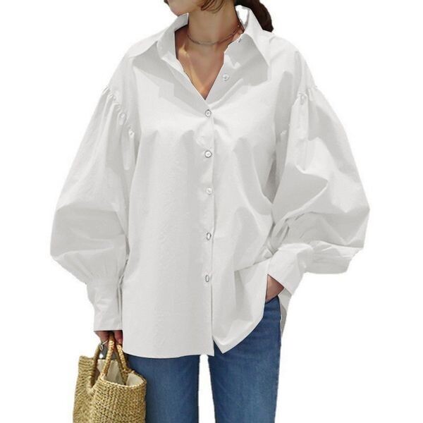 Stylish Women Shirt, Size: S - M, Color: White