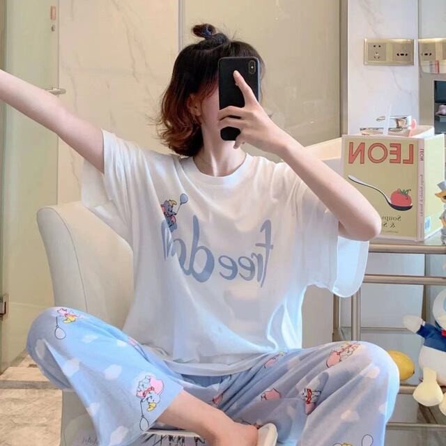 Stylish T-Shirt Women Pajama, Size: M