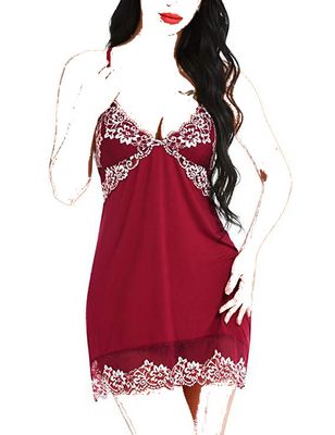 Lace Temptation​ Babydoll Night Dress
