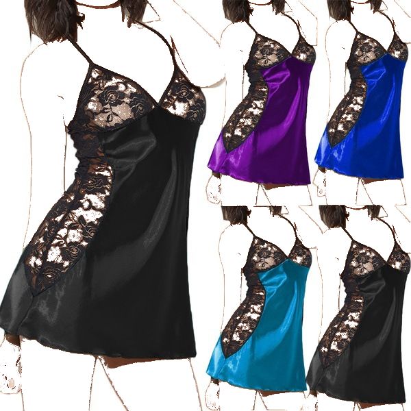 Mini Dress Underwear Valentine Babydoll Nightwear